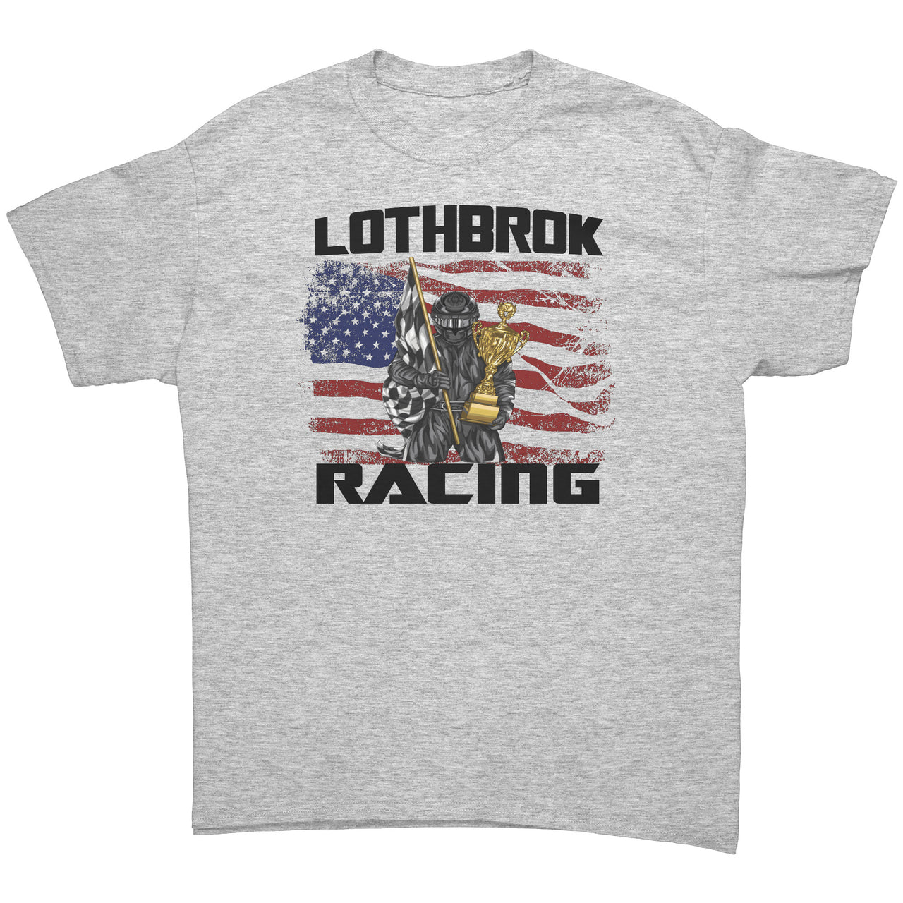 Custom Racing USA Flag T-Shirts