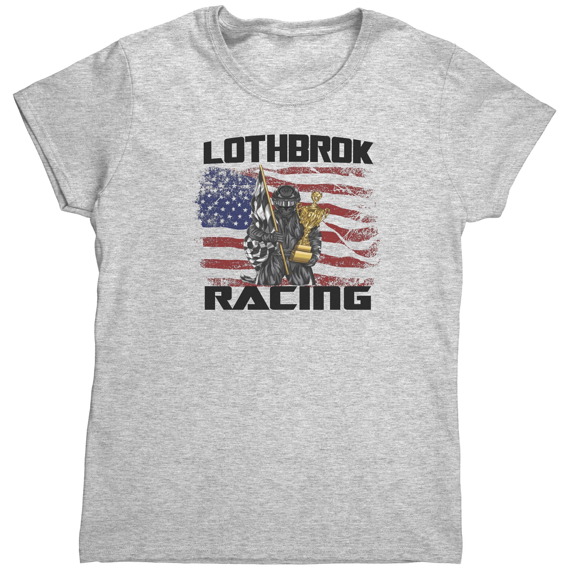 Custom Racing USA Flag T-Shirts