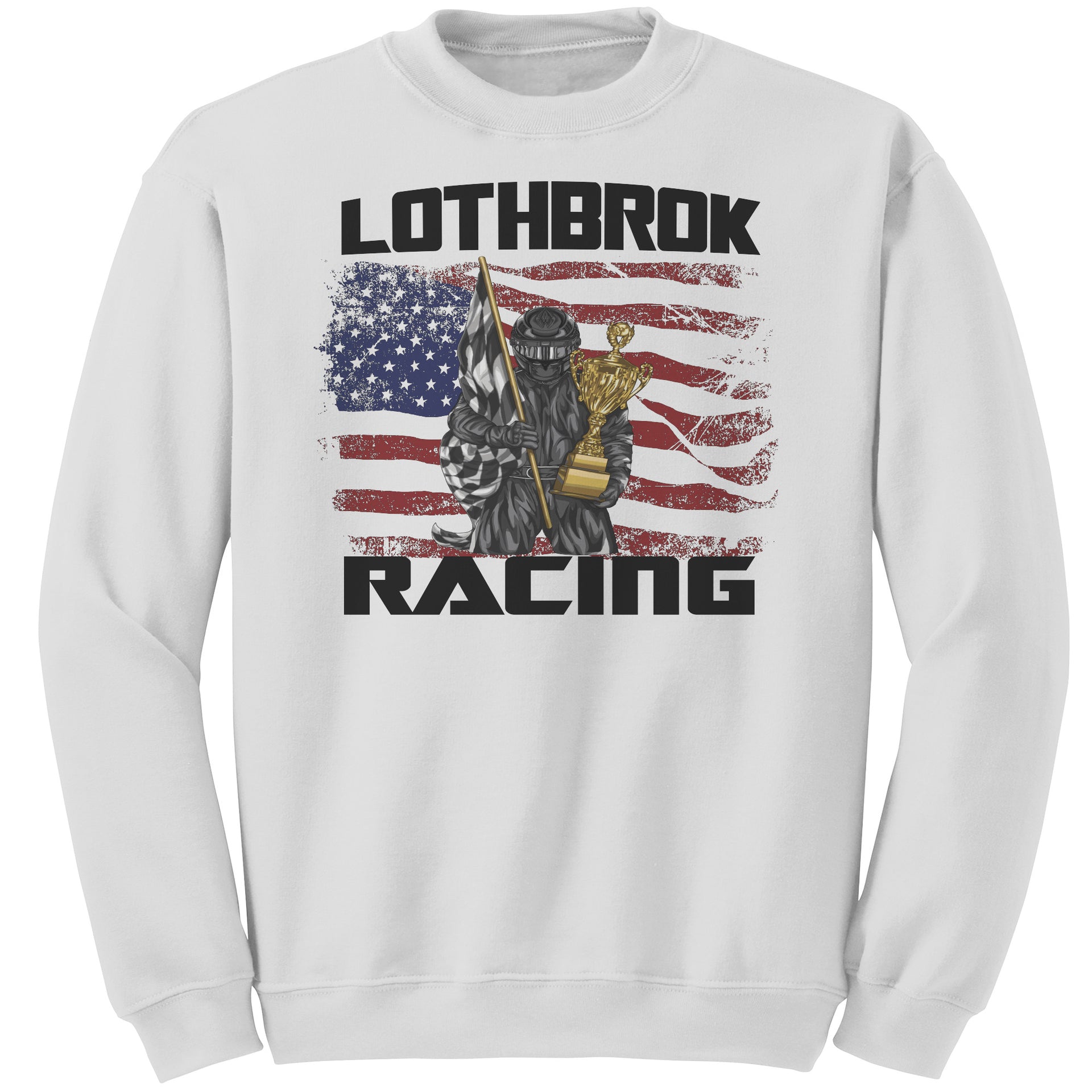 Custom Racing USA Flag T-Shirts