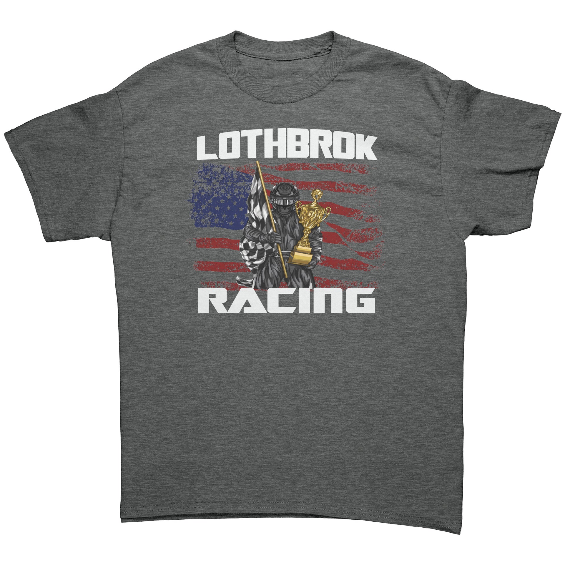 Custom Racing USA Flag T-Shirts