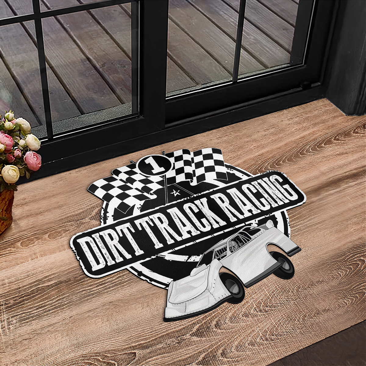Custom Shaped Late Model Door Mat | Your Number at the Door | RIIMB