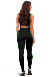 Custom handcrafted Drag Racing Mom Heart Leggings featuring a vibrant fade-resistant print, high-waisted elastic waistband, and premium polyester-spandex blend.3