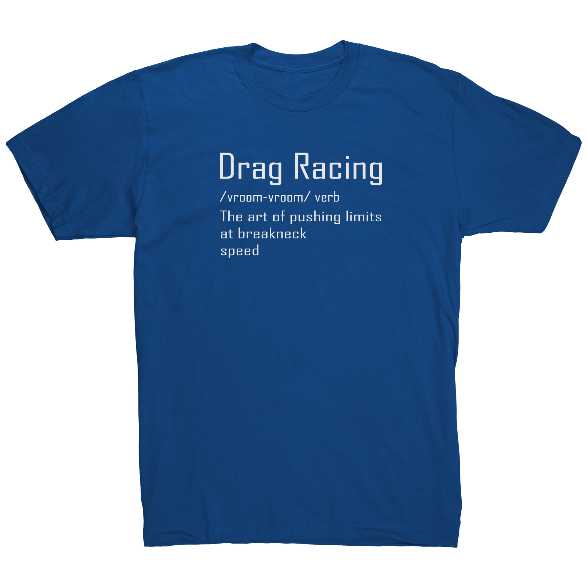 Drag_Racing_Vroom_Vroom_T-Shirts__Custo_Royal_Blue_Mockup.png