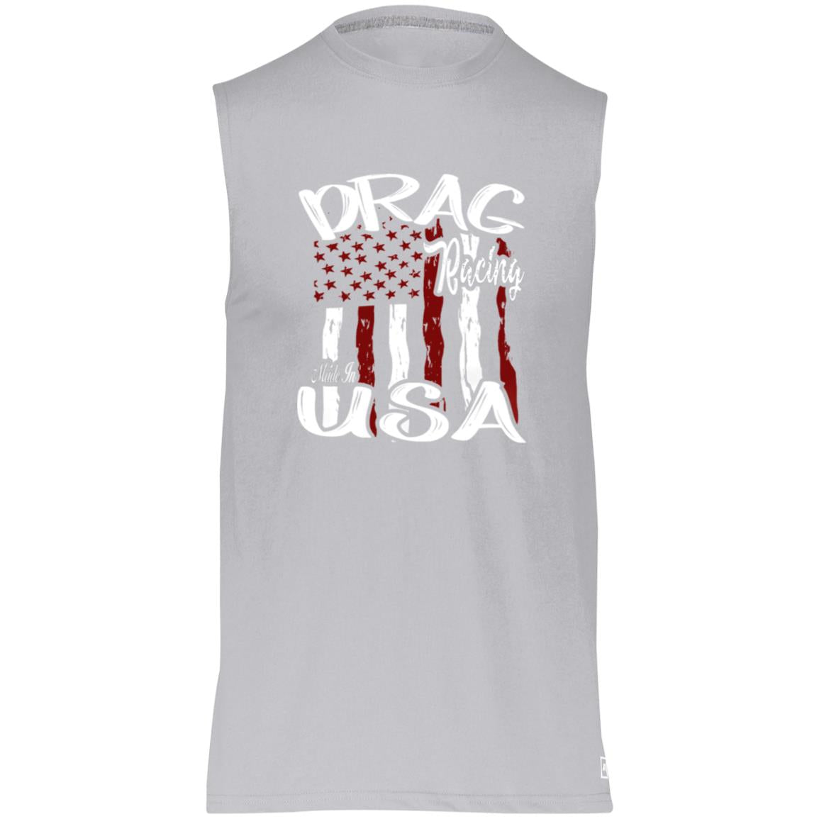 Drag Racing Made In USA Essential Dri-Power Sleeveless Muscle Tee