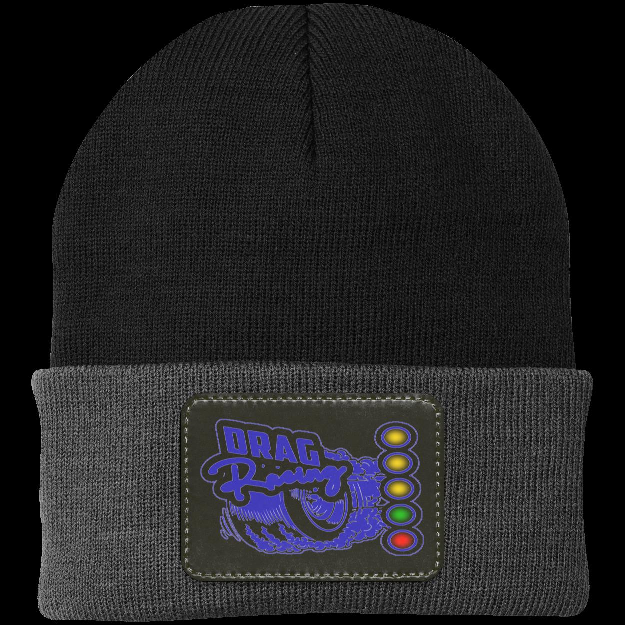 Drag Racing Patched Knit Cap V7