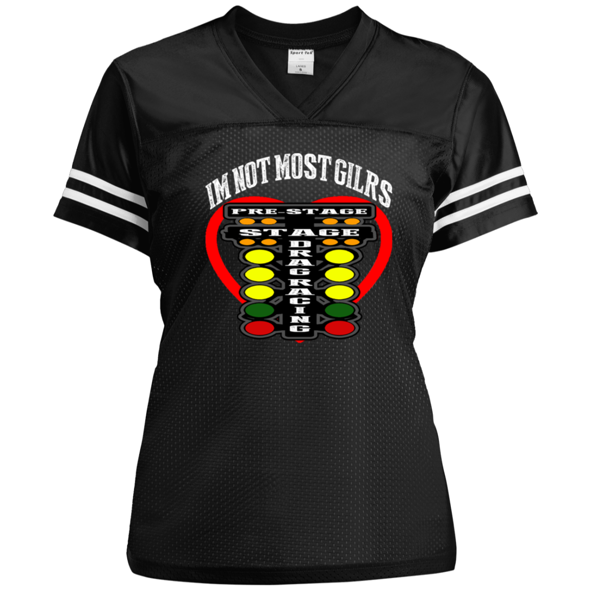 I'm Not Most Girls Drag Racing Ladies' Replica Jersey