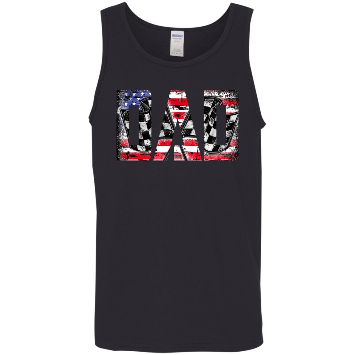 USA Racing Dad Cotton Tank Top 5.3 oz.