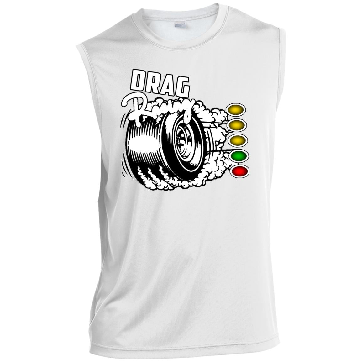 Drag Racing Men’s Sleeveless Performance Tee
