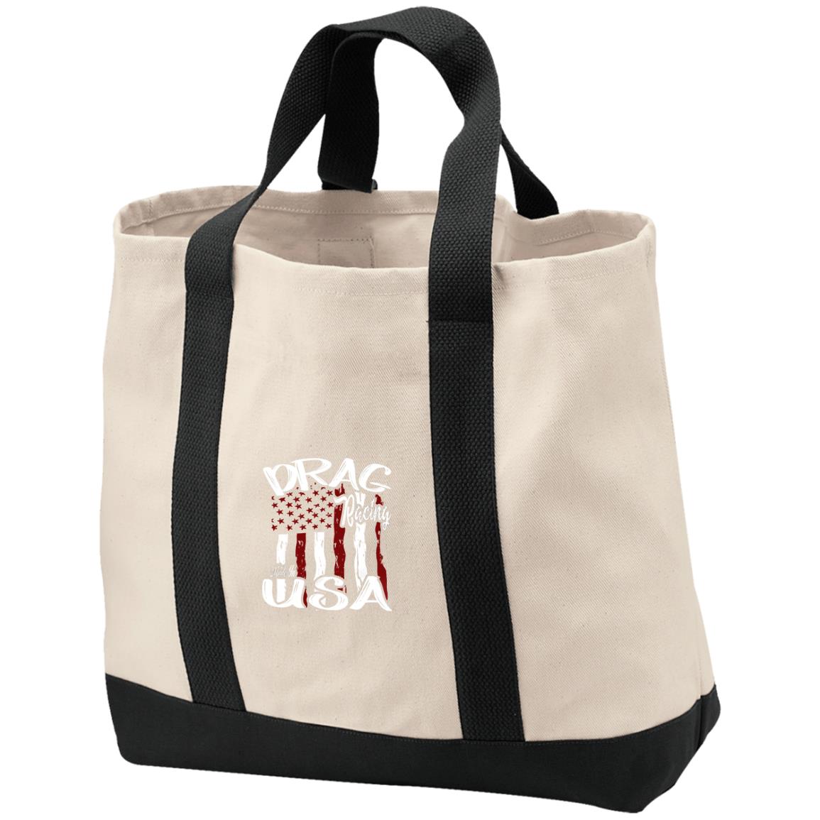 Drag Racing Made In USA 2-Tone Shopping Tote