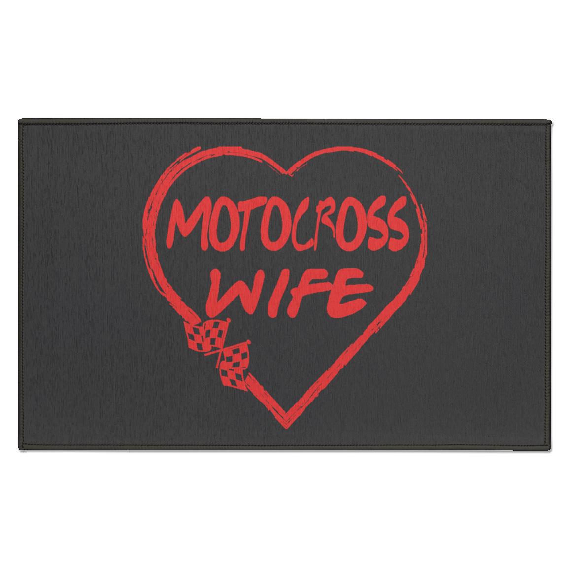 Motocross Wife Indoor Doormat