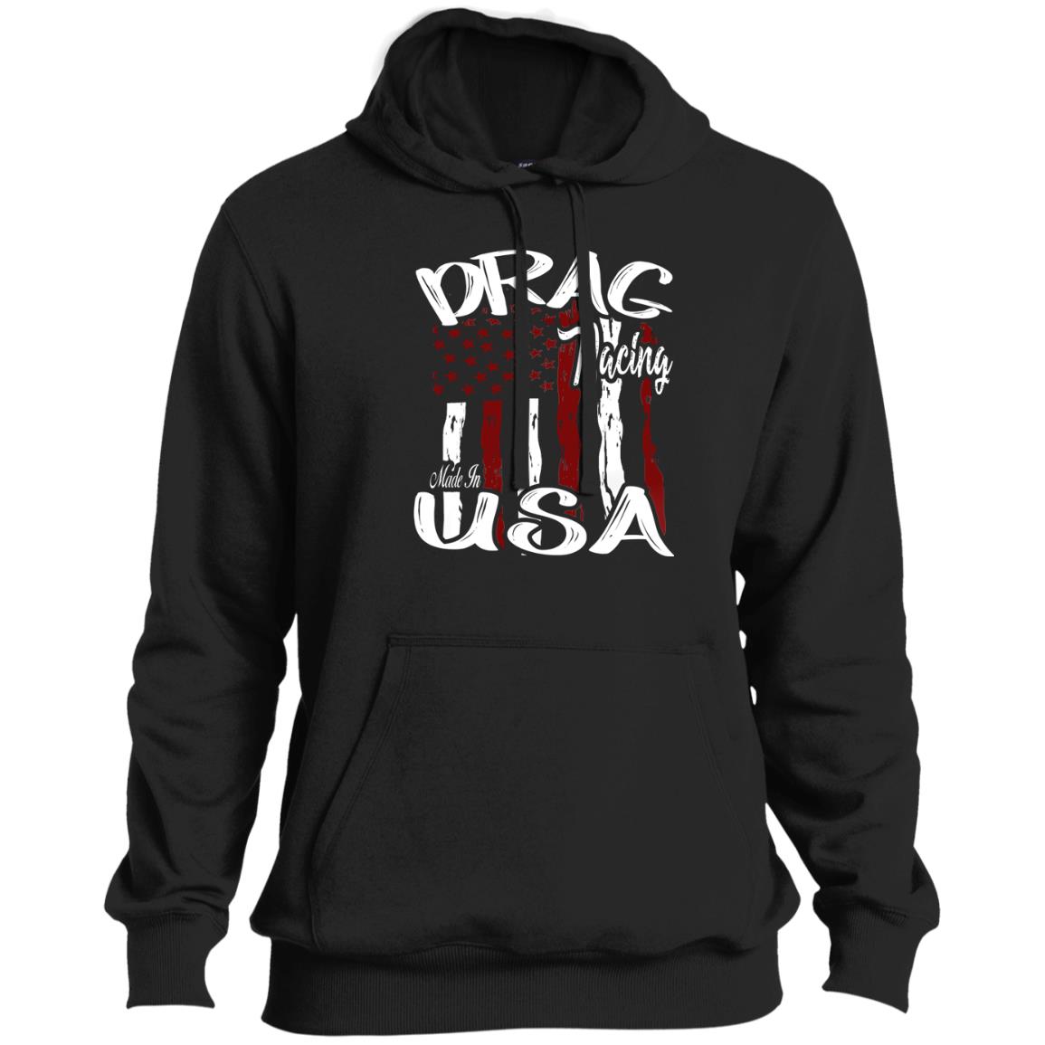 Drag Racing Made In USA Tall Pullover Hoodie