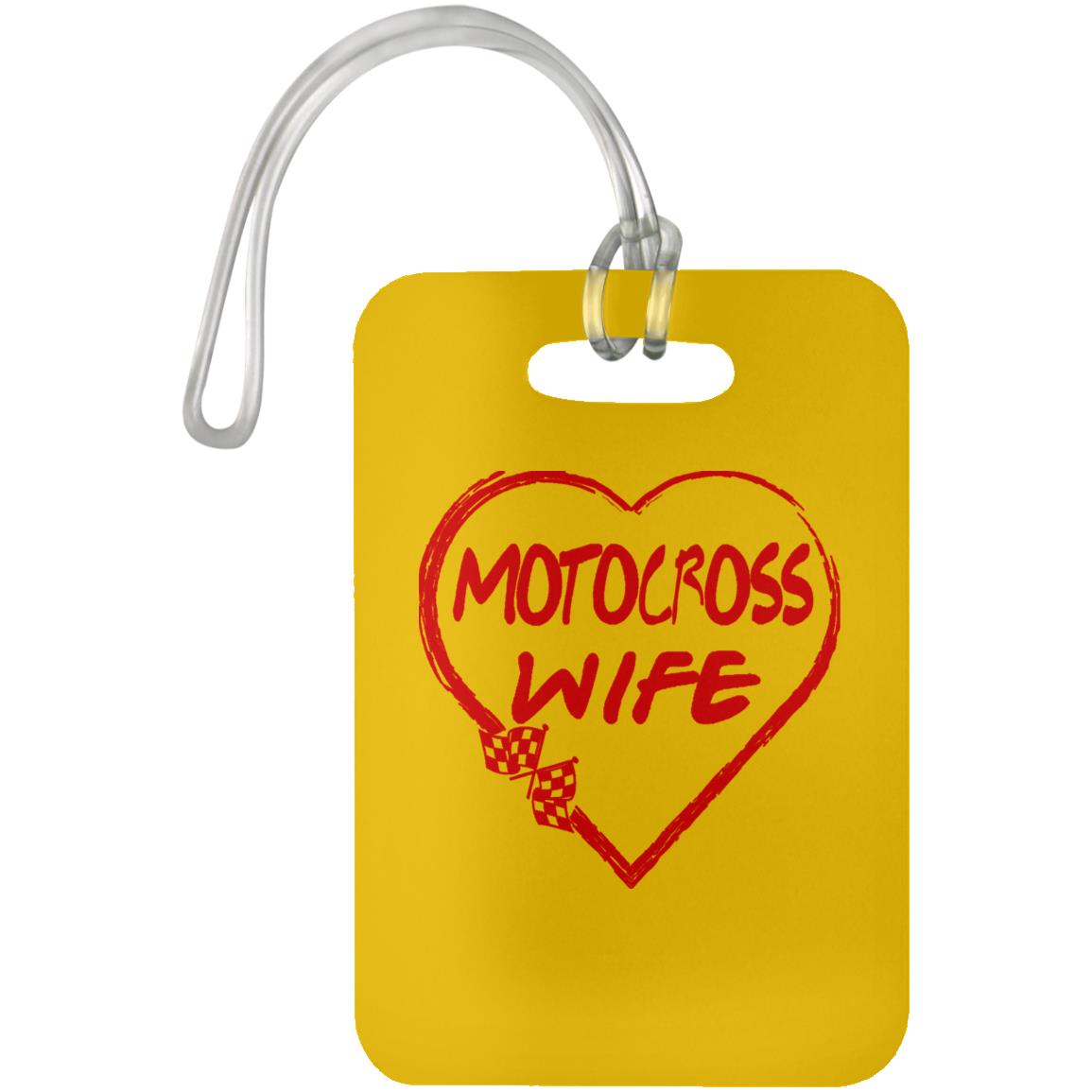 Motocross Wife Luggage Bag Tag