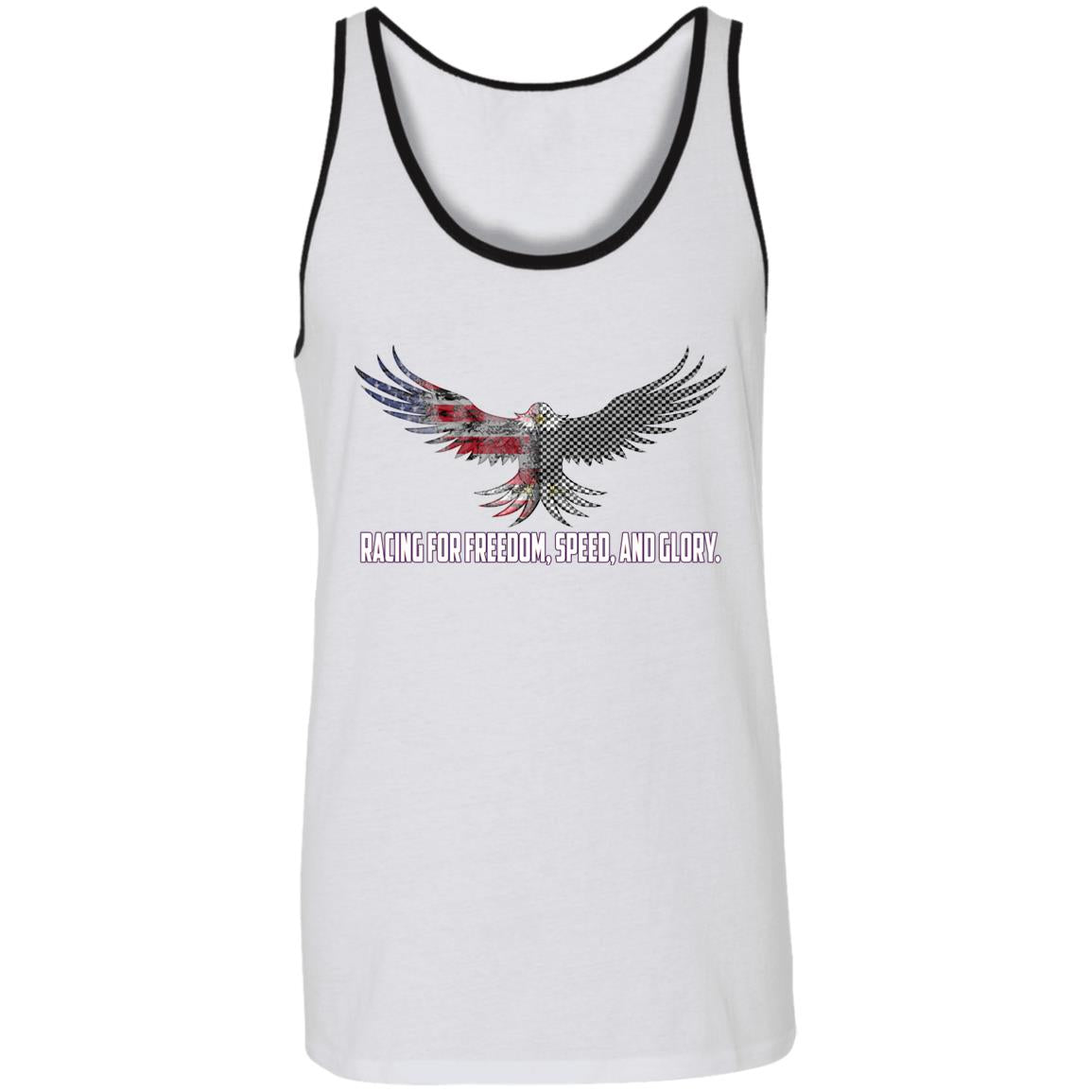 Racing For Freedom, Speed, And Glory Unisex Tank