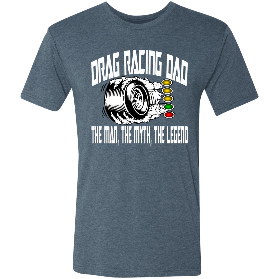 Drag Racing Dad Men's Triblend T-Shirt