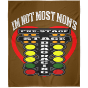 I'm Not Most Moms Drag Racing Arctic Fleece Blanket