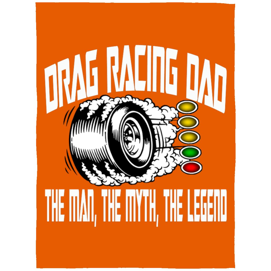 Drag Racing Dad Arctic Fleece Blanket 60x80