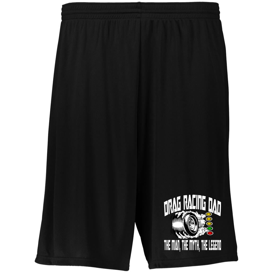 Drag Racing Dad Moisture-Wicking 9 inch Inseam Training Shorts