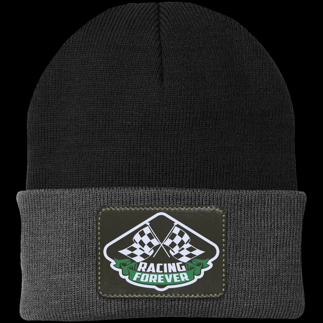 Racing Forever Patched Knit Cap V1