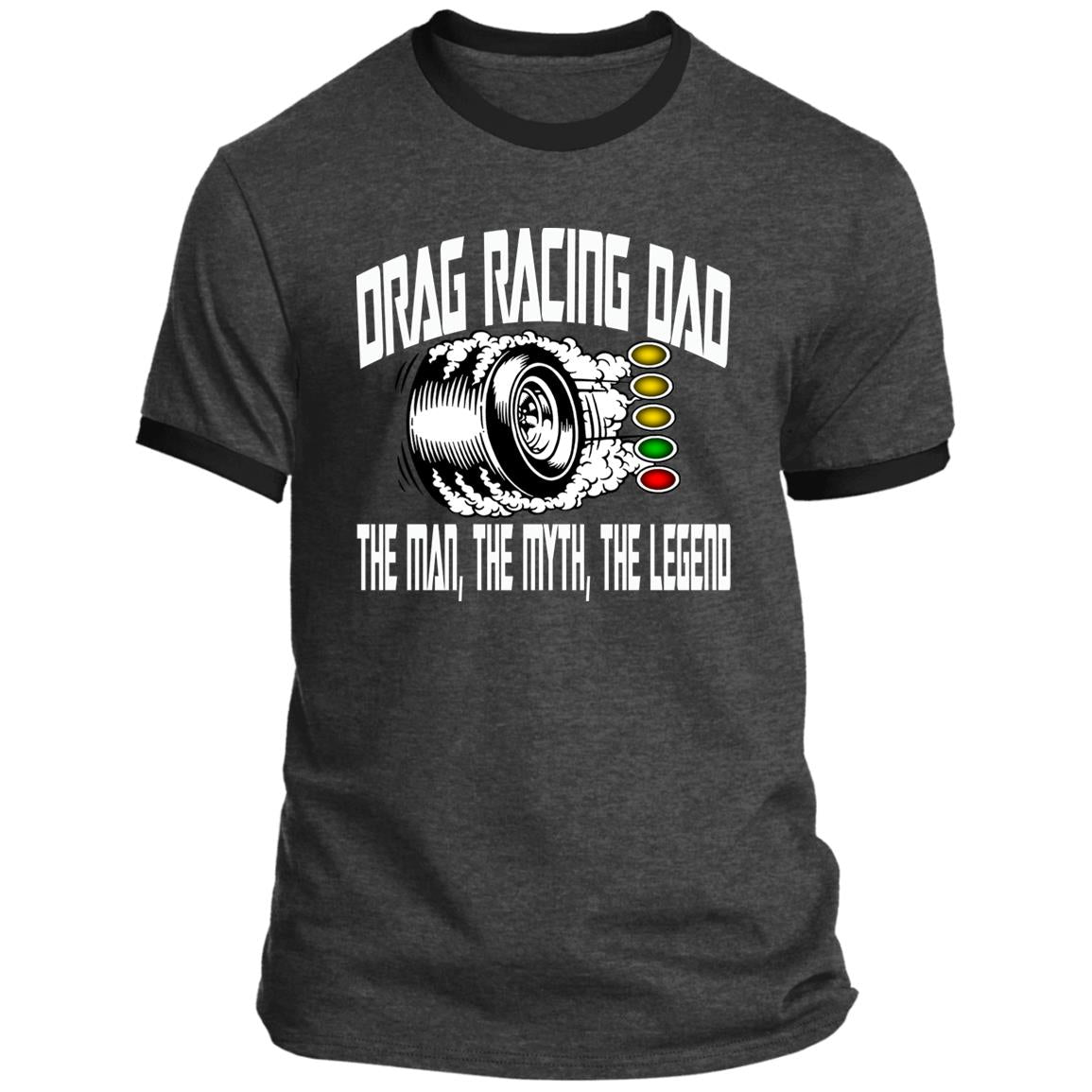 Drag Racing Dad Ringer Tee