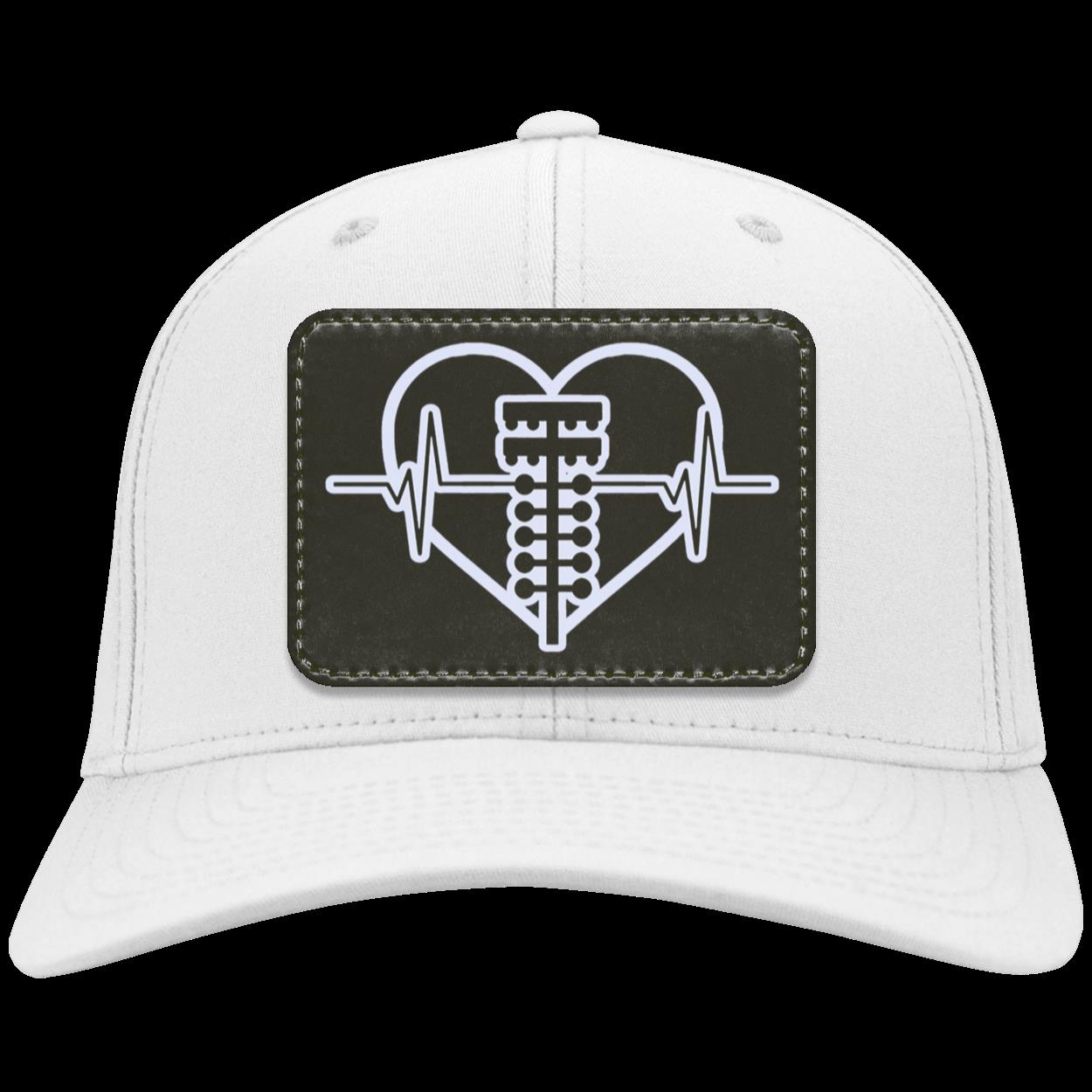 Drag Racing Heartbeat Patched Twill Cap V1