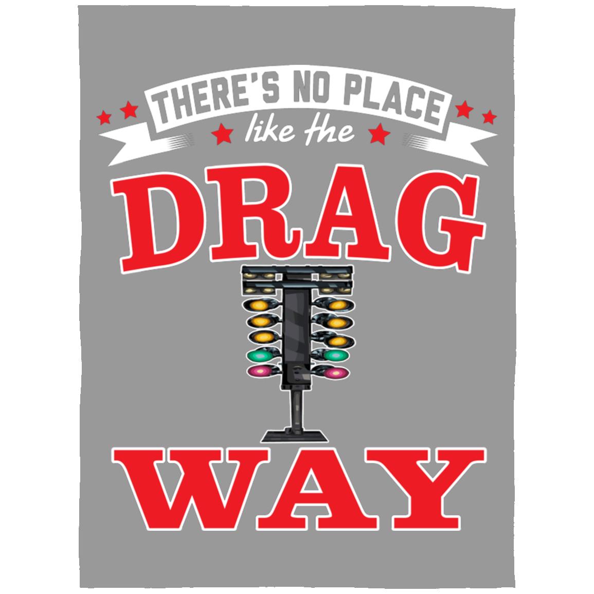 There's No Place Like The Dragway Arctic Fleece Blanket