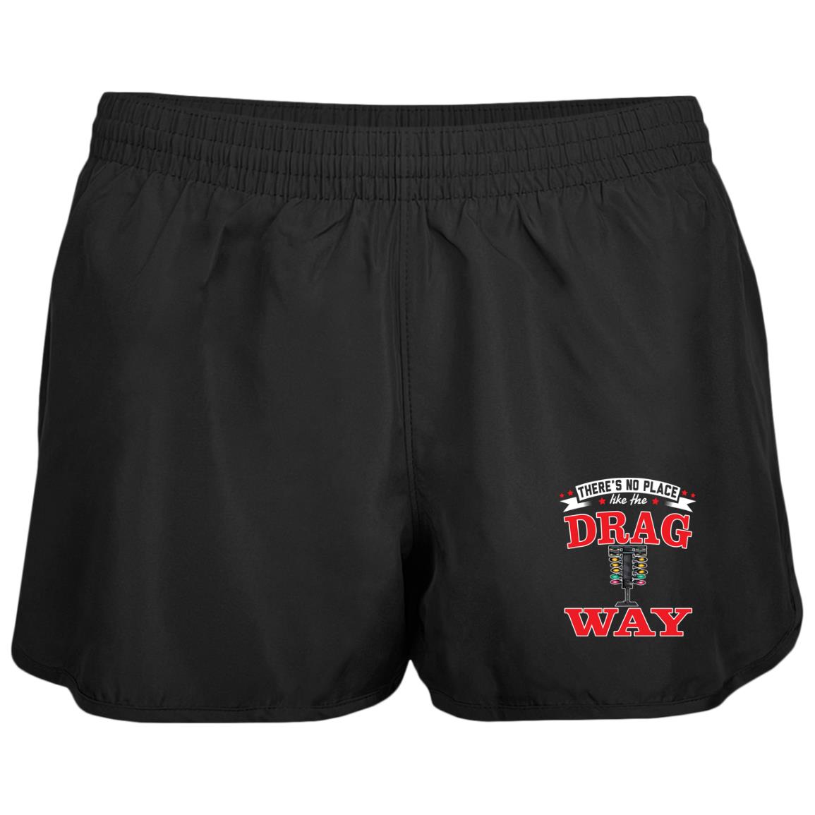 There's No Place Like The Dragway Ladies' Wayfarer Running Shorts