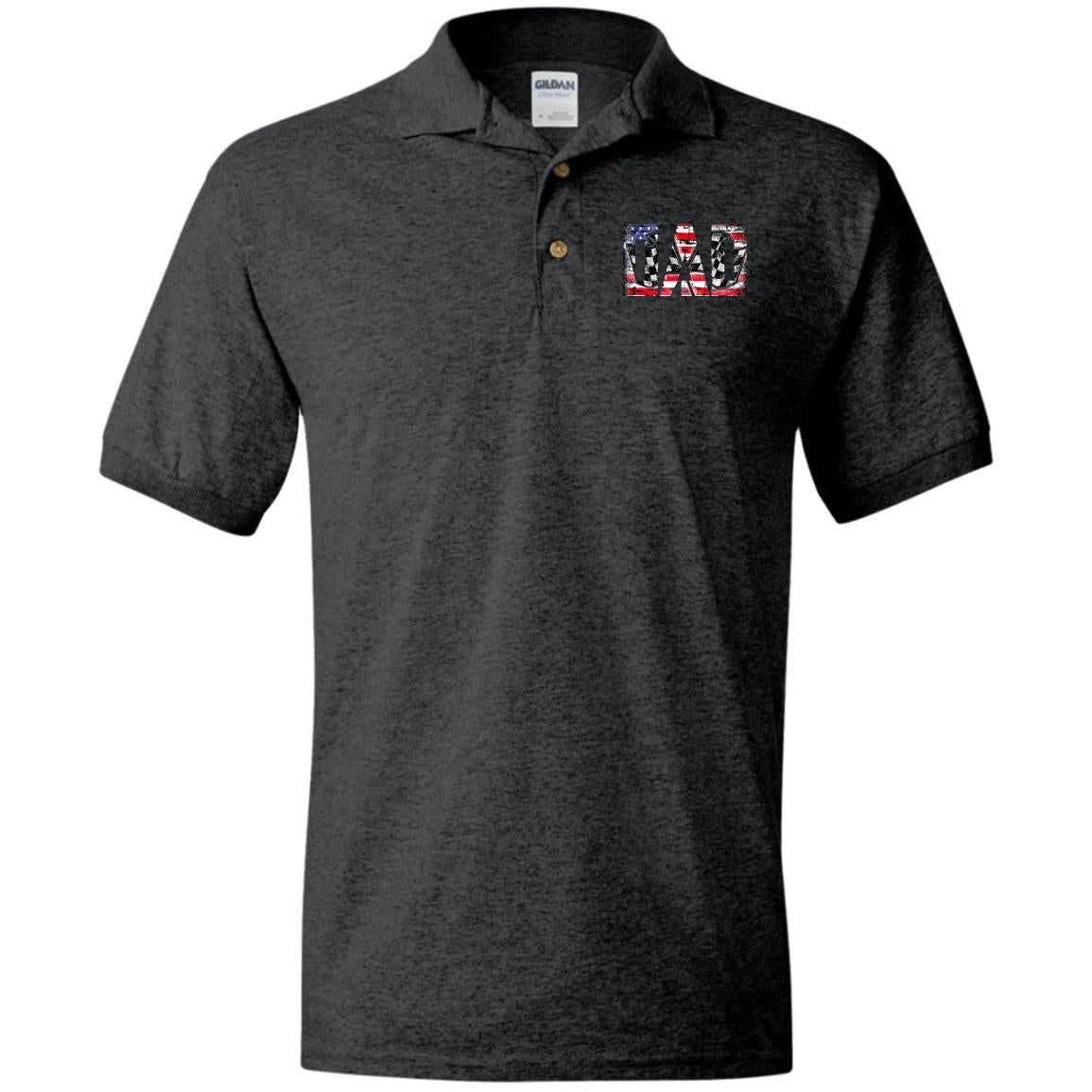 USA Racing Dad Jersey Polo Shirt