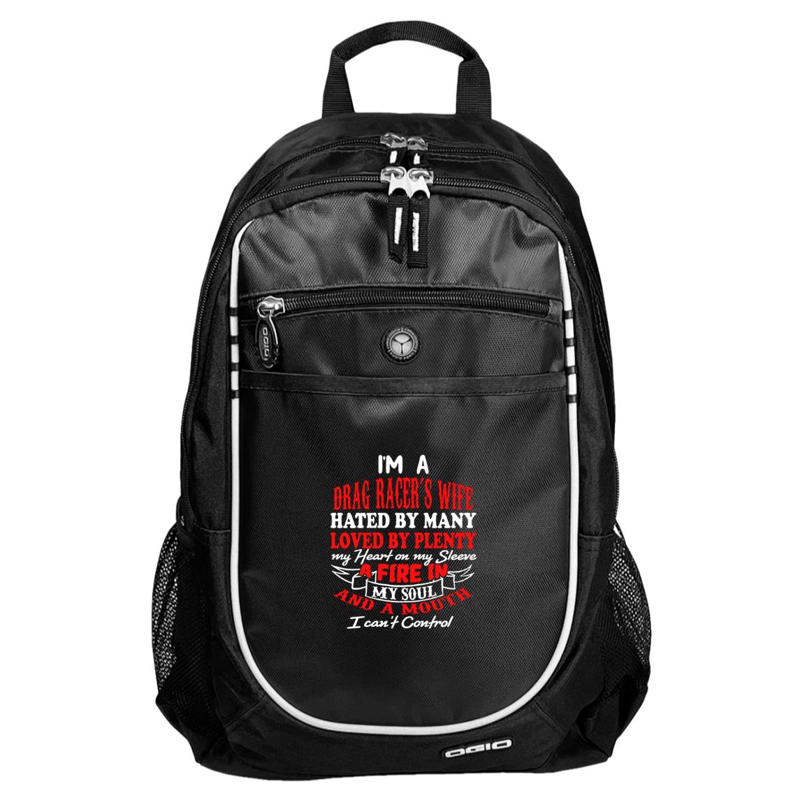 I'm A Drag Racer's Wife Hated By Many Loved By Plenty Rugged Bookbag