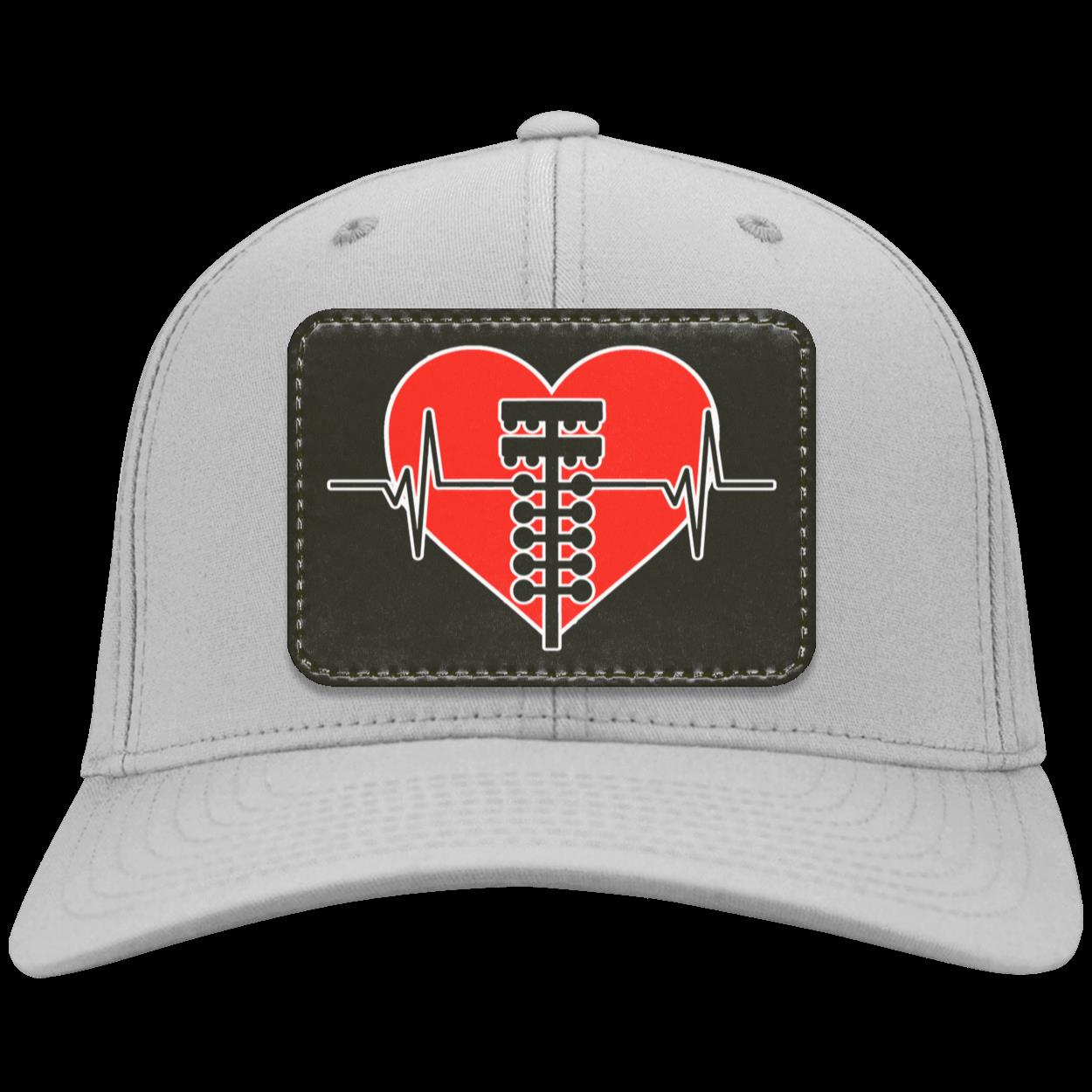 Drag Racing Heartbeat Patched Twill Cap V3