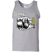 Drag Racing 100% Cotton Tank Top