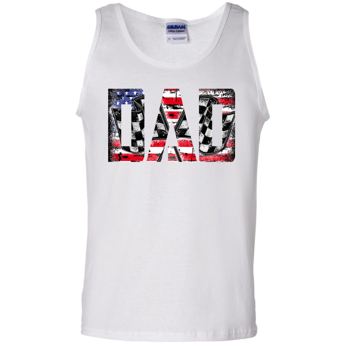 USA Racing Dad 100% Cotton Tank Top