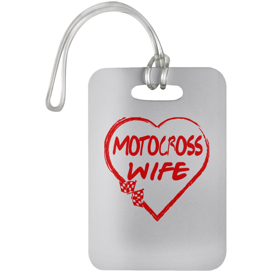 Motocross Wife Luggage Bag Tag