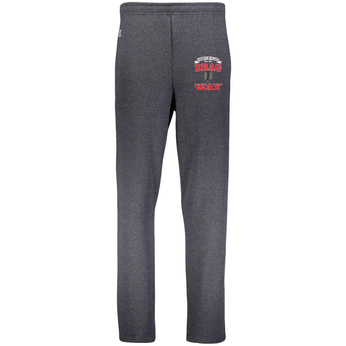 There's No Place Like The Dragway Dri-Power Open Bottom Pocket Sweatpants