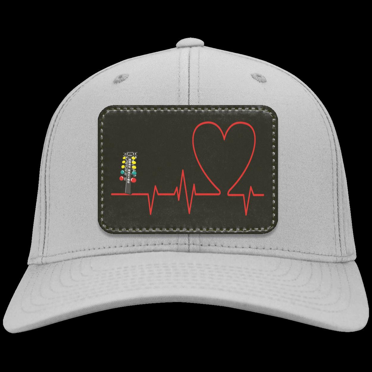 Drag Racing Heartbeat Patched Twill Cap V2
