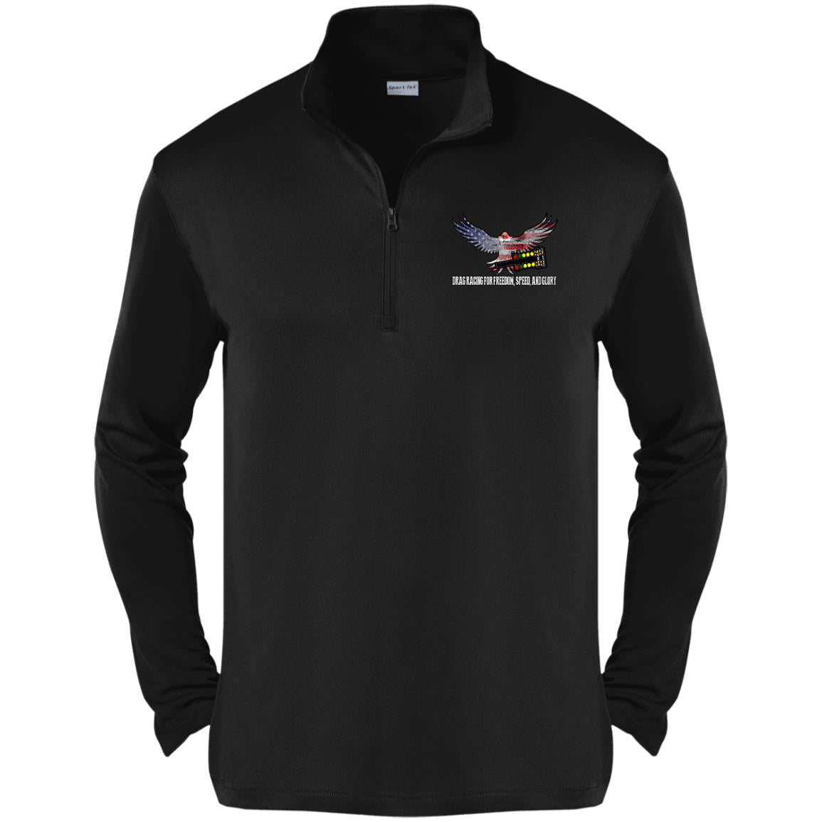 Drag Racing for Freedom, Speed, and Glory Competitor 1/4-Zip Pullover