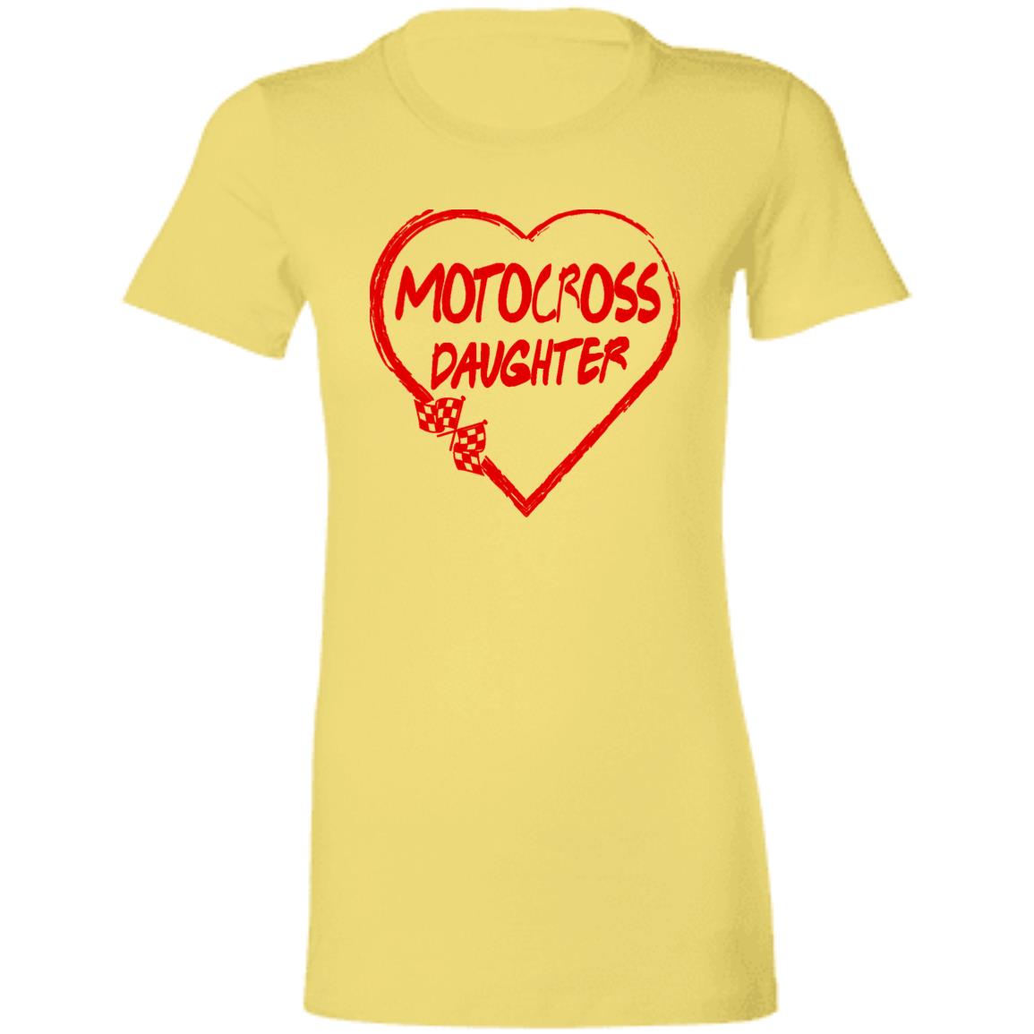 Motocross Daughter Heart Ladies' Favorite T-Shirt