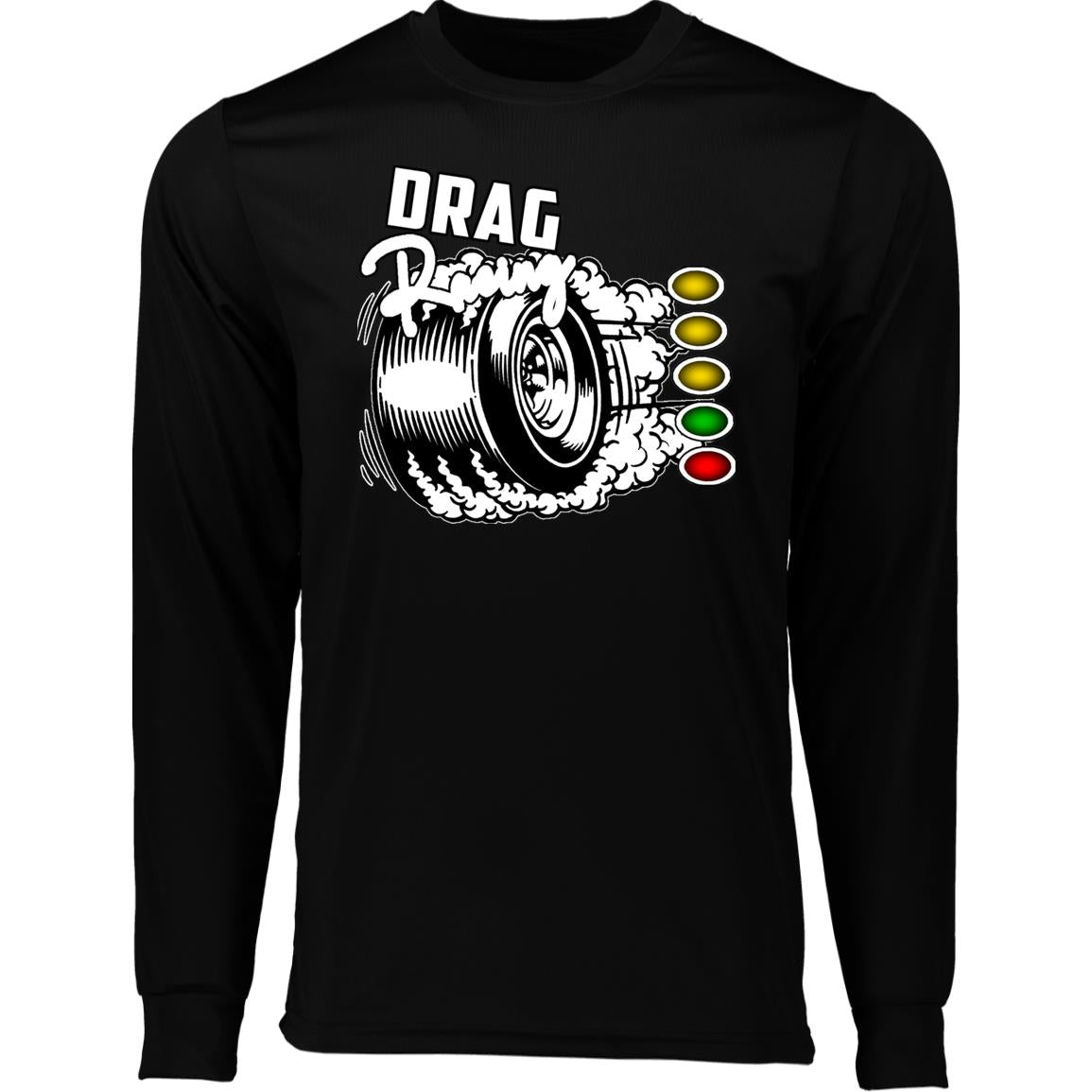 Drag Racing Long Sleeve Moisture-Wicking Tee