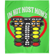 I'm Not Most Moms Drag Racing Arctic Fleece Blanket