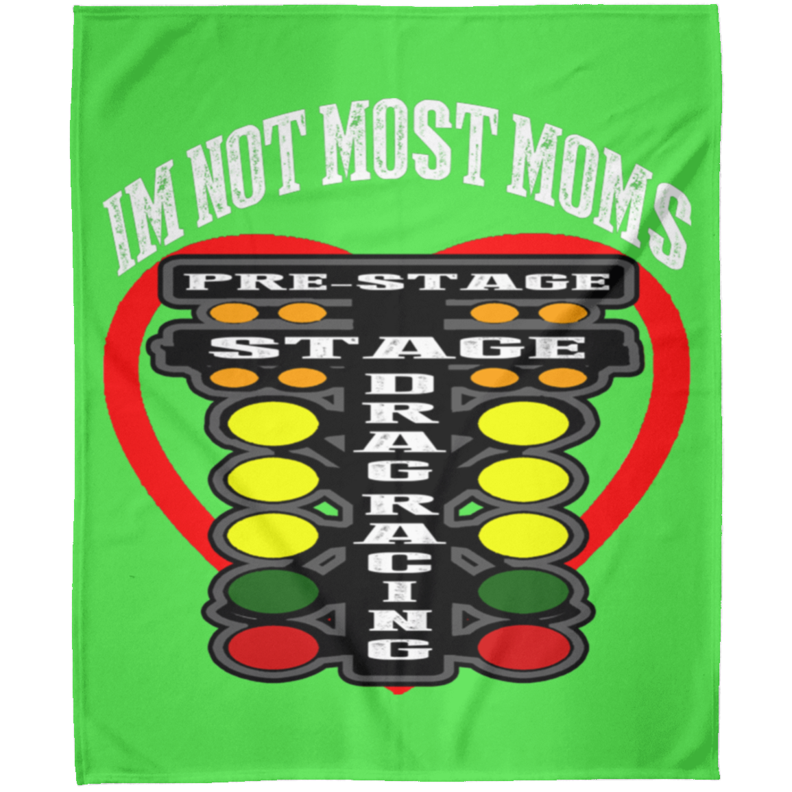 I'm Not Most Moms Drag Racing Arctic Fleece Blanket