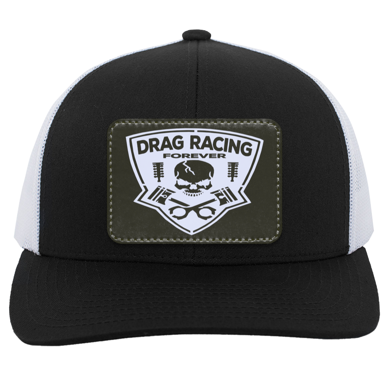 Drag Racing Forever Trucker Patched Snap Back