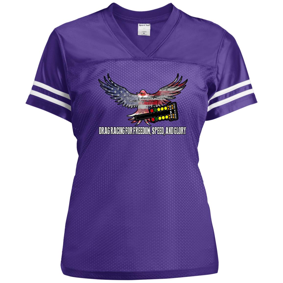 Drag Racing for Freedom, Speed, and Glory Ladies' Replica Jersey