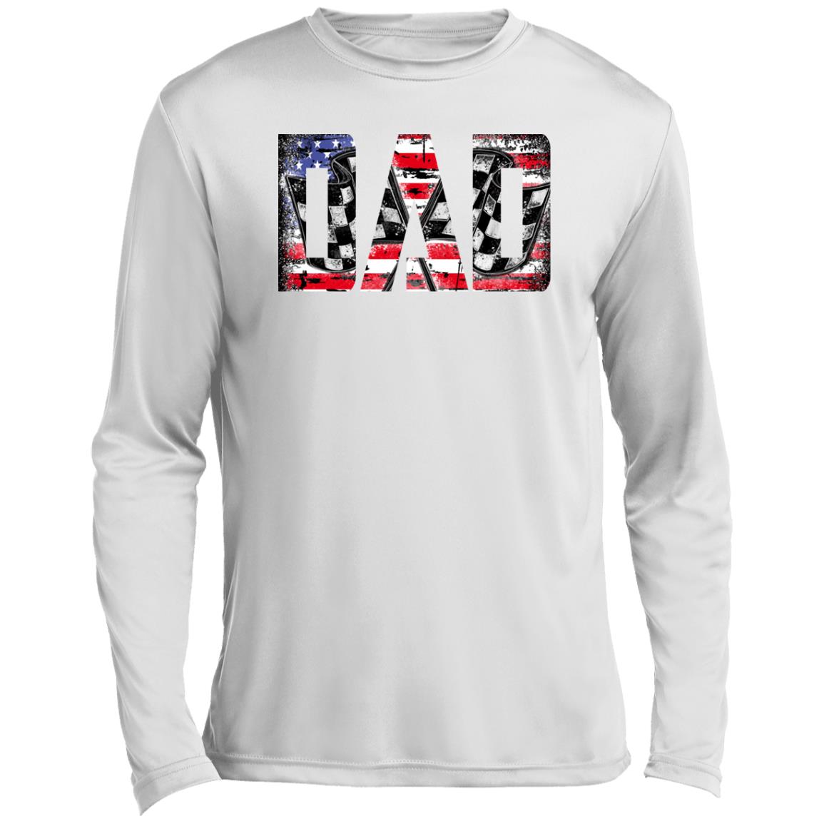 USA Racing Dad Men’s Long Sleeve Performance Tee