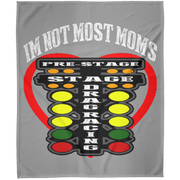 I'm Not Most Moms Drag Racing Arctic Fleece Blanket