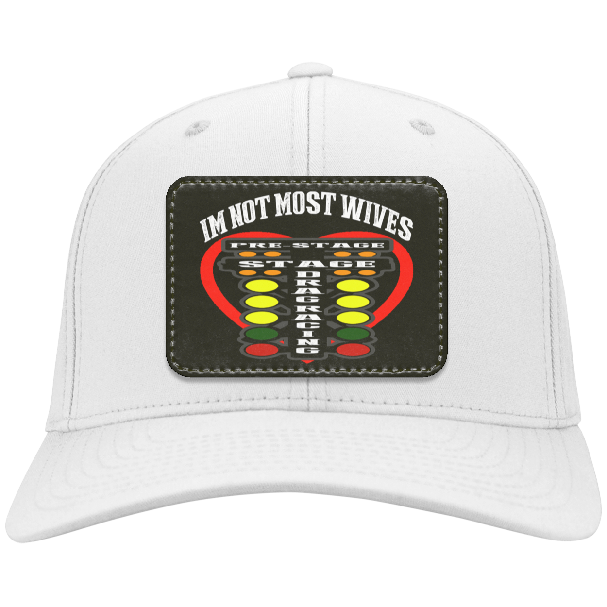 I'm Not Most Wives Drag Racing Twill Cap - Patch