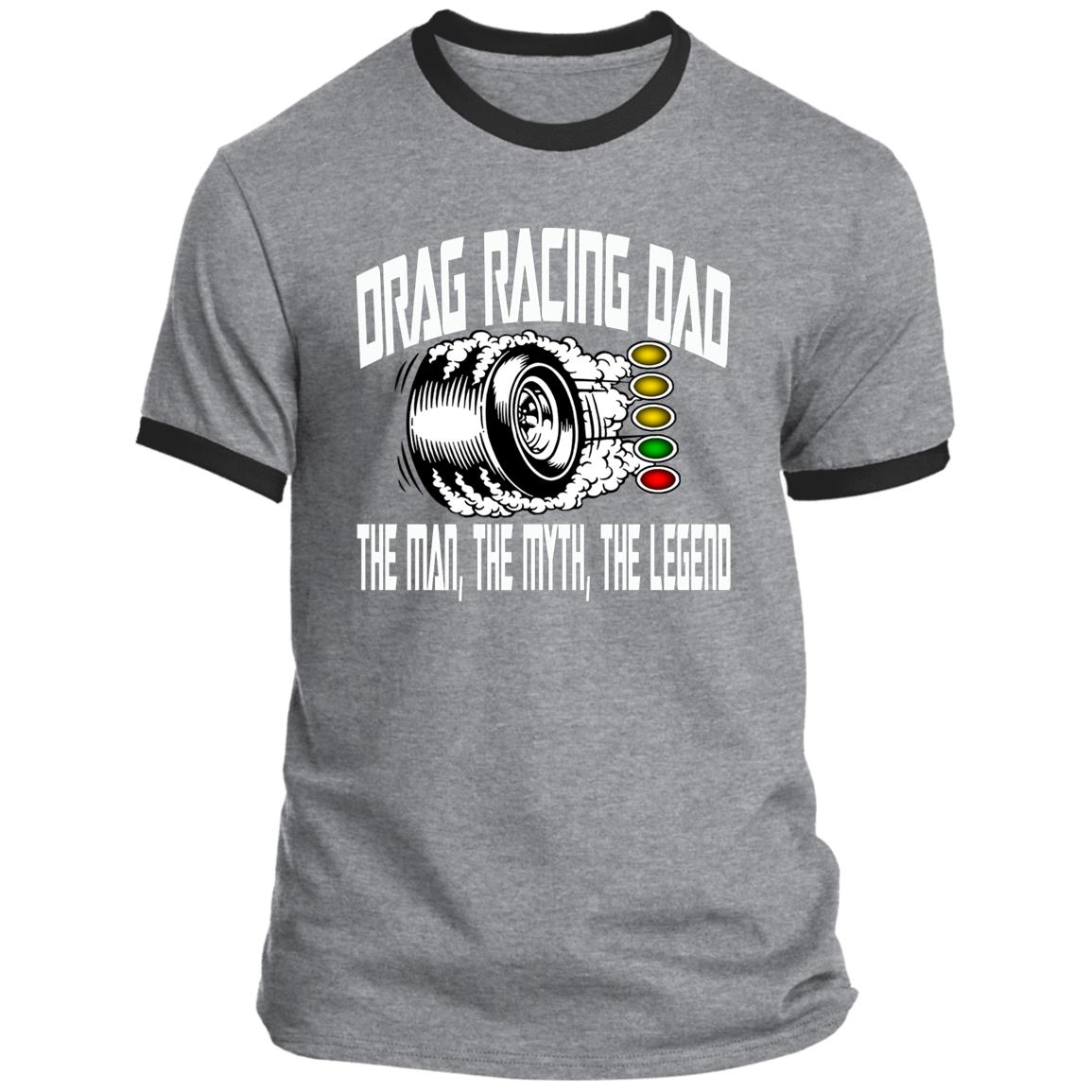 Drag Racing Dad Ringer Tee