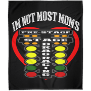 I'm Not Most Moms Drag Racing Arctic Fleece Blanket