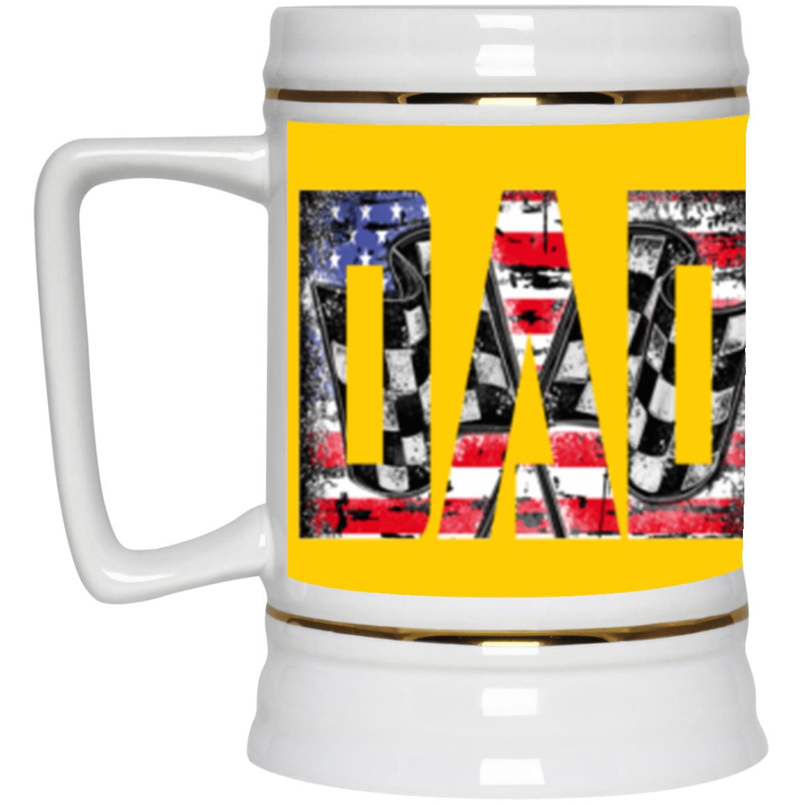 USA Racing Dad Beer Stein 22oz.