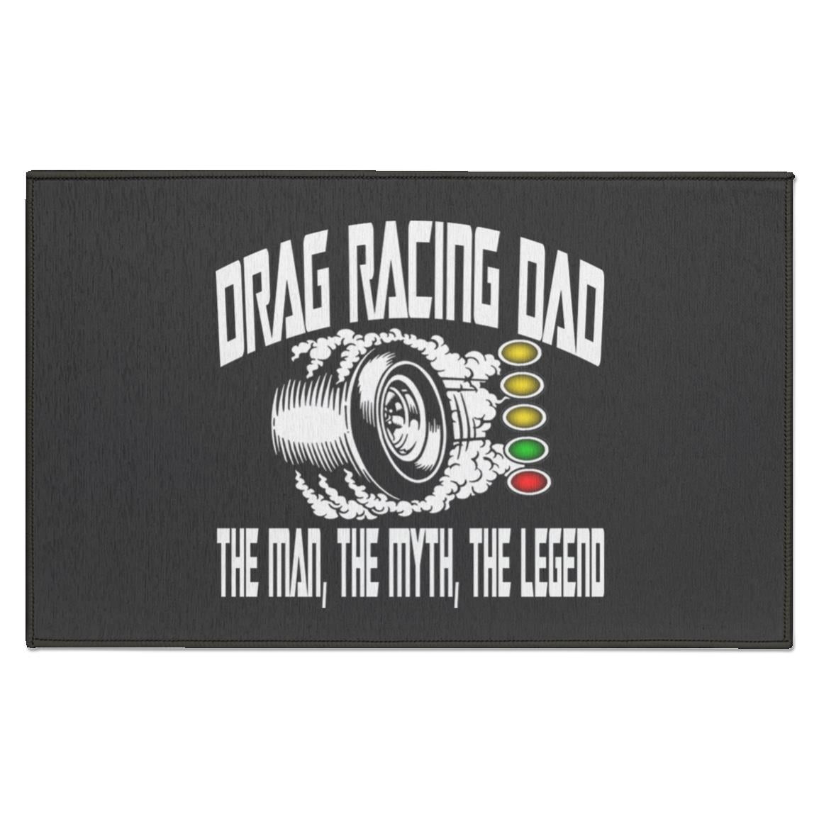 Drag Racing Dad Indoor Doormat