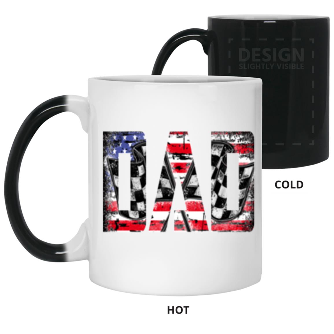 USA Racing Dad 11 oz. Color Changing Mug