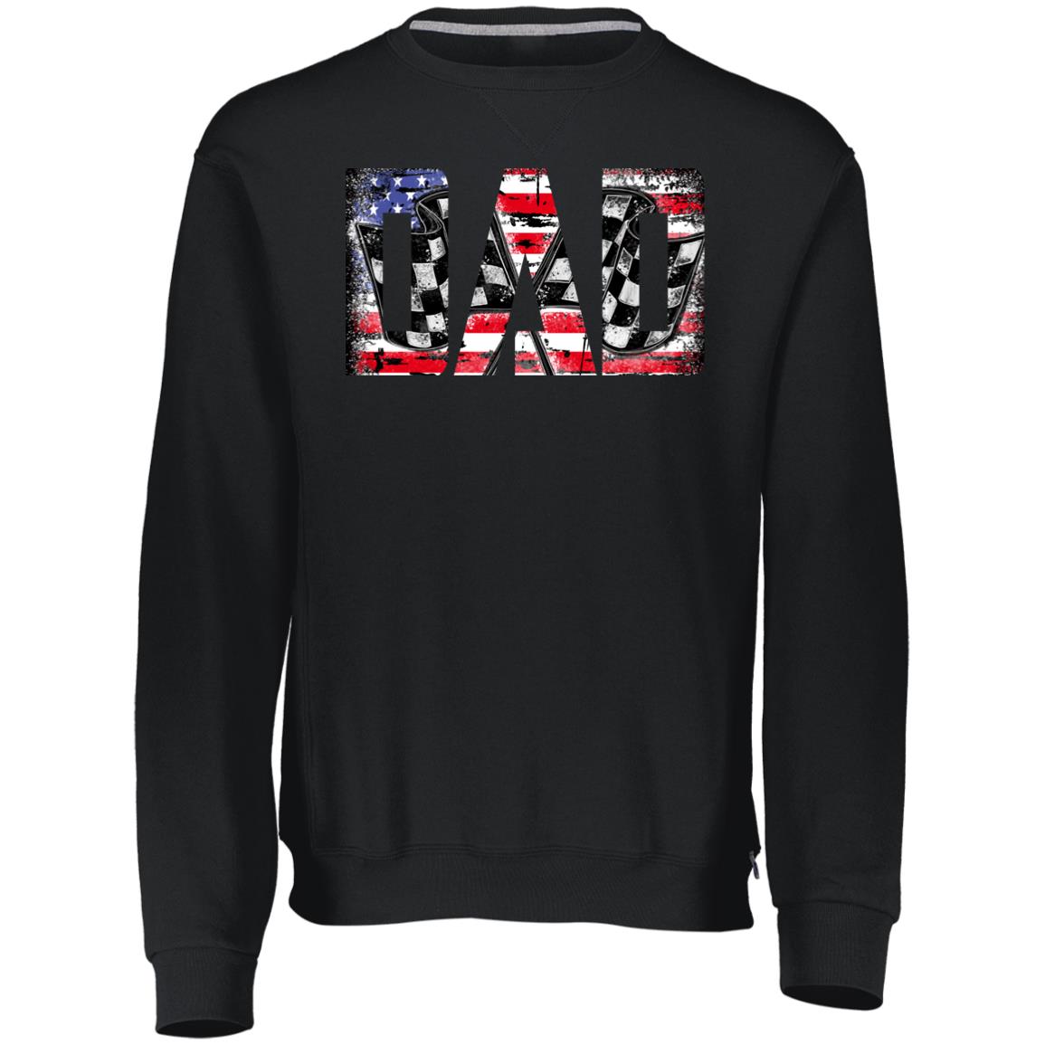 USA Racing Dad Dri-Power Fleece Crewneck Sweatshirt